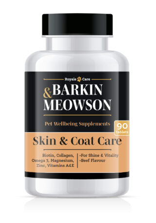 Dietary supplement for dogs and cats, B&M Skin and Coat Care 90 tablets