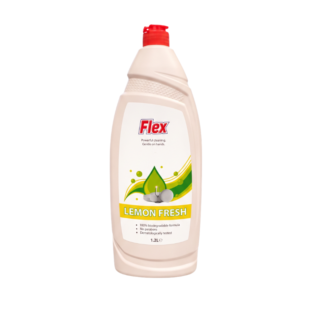 Flex Lemon-Scented Liquid Dish Soap, 1,2L