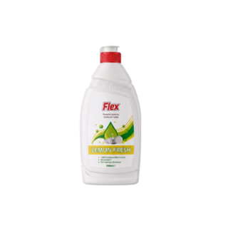 Flex Lemon-Scented Liquid Dish Soap, 500 ml.